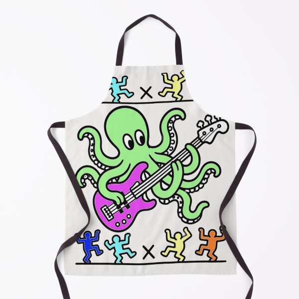 Item preview, Octopus Pop Art sticker Bass designed and sold by LowEndGraphics.