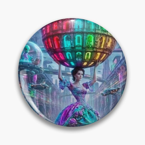 Item preview, AI Cosmic Fashion Goddess – LGBTQ+ Surreal Fantasy  --- designed and sold by IRON SIREN.