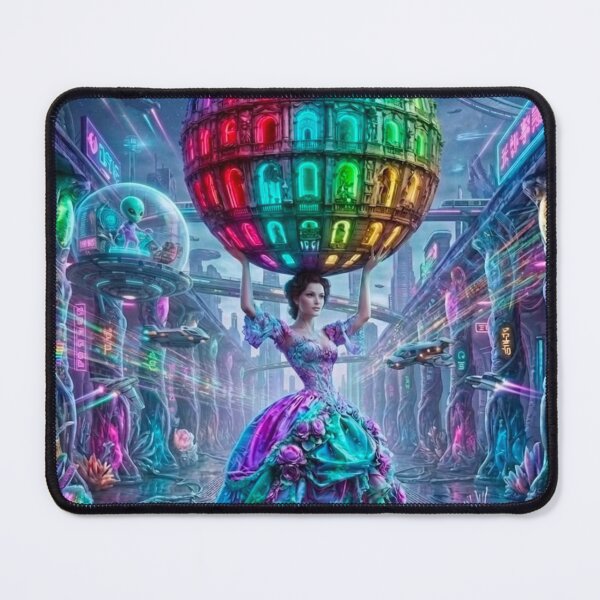 Item preview, AI Cosmic Fashion Goddess – LGBTQ+ Surreal Fantasy  --- designed and sold by IRON SIREN.