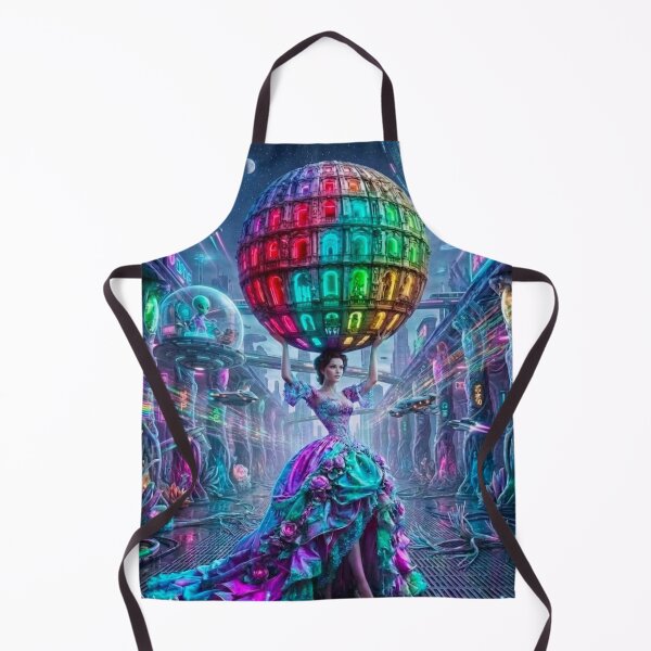 Item preview, AI Cosmic Fashion Goddess – LGBTQ+ Surreal Fantasy --- designed and sold by IRON SIREN.