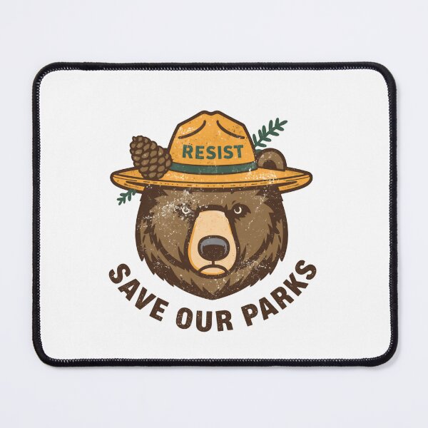 Item preview, Resist Save Our Parks National Park Ranger Conservation designed and sold by RetroMini2026.