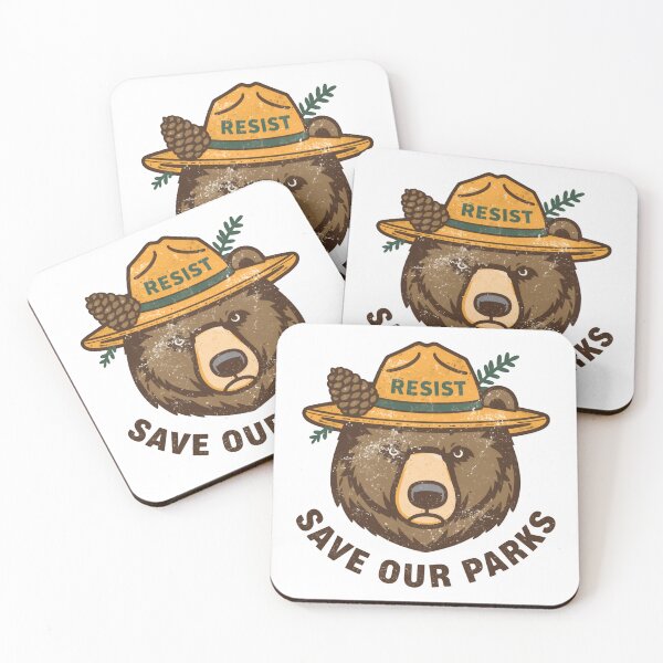 Item preview, Resist Save Our Parks National Park Ranger Conservation designed and sold by RetroMini2026.