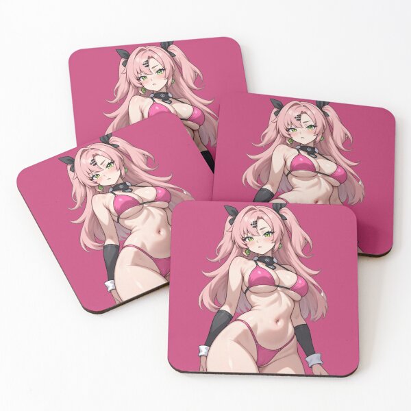 Item preview, Nicole Demara Pink Bikini Beach Summer Anime Art designed and sold by Jimakmo.