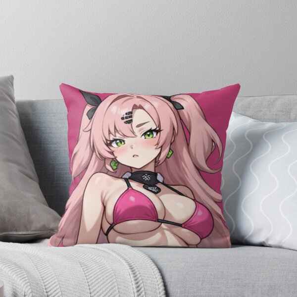 Item preview, Nicole Demara Pink Bikini Beach Summer Anime Art designed and sold by Jimakmo.