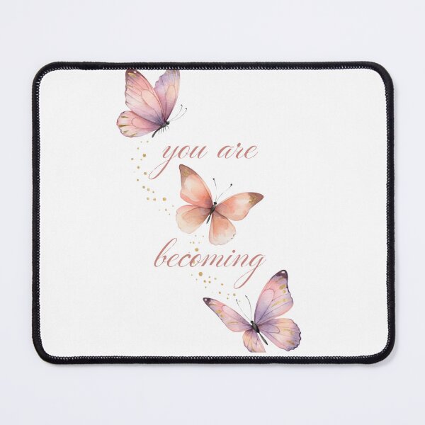 Item preview, You Are Becoming Pastel Butterfly Self Love Gift for Her Women Empowerment Shirt designed and sold by DreamelleStudio.