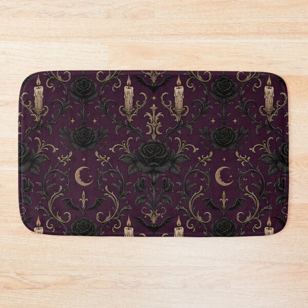 Item preview, Vampire Garden Gothic Rose Damask Pattern designed and sold by StickyGuys.
