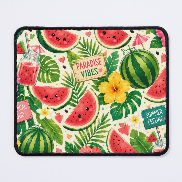 Item preview, Tropical Watermelon Paradise Pattern designed and sold by Aramdesing.