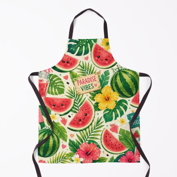 Item preview, Tropical Watermelon Paradise Pattern designed and sold by Aramdesing.