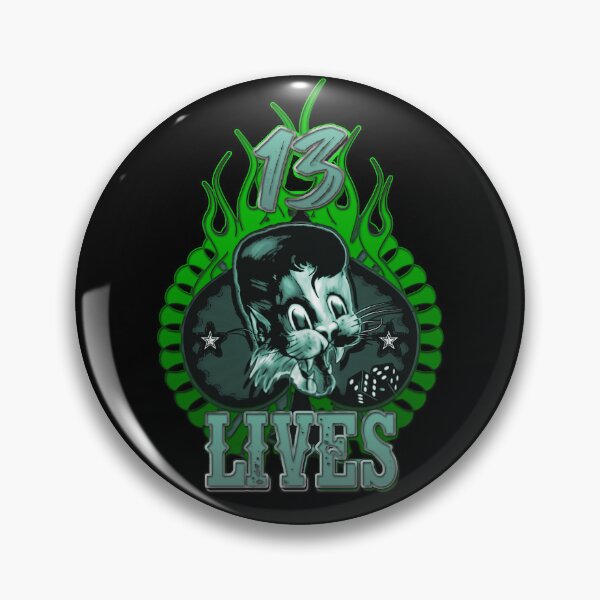 Item preview, Psychobilly 13 Lives designed and sold by vintageparkie.