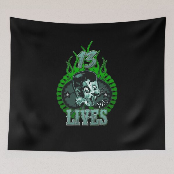 Item preview, Psychobilly 13 Lives designed and sold by vintageparkie.