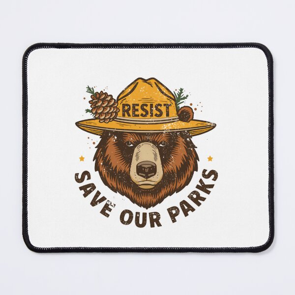 Item preview, Resist Save Our Parks National Park Conservation Environmental Protection designed and sold by RetroMini2026.