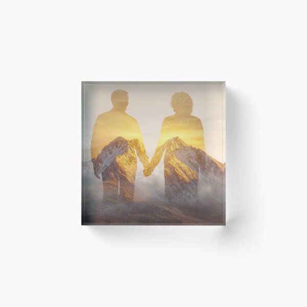 Item preview, Mountain Love Puzzle – Romantic Double Exposure Landscape Jigsaw Puzzle Gift designed and sold by olenapetol.