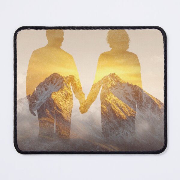 Item preview, Mountain Love Puzzle – Romantic Double Exposure Landscape Jigsaw Puzzle Gift designed and sold by olenapetol.