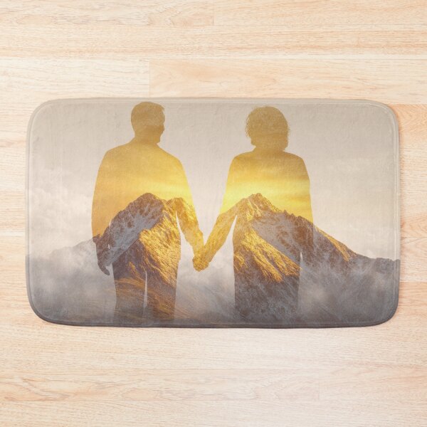 Item preview, Mountain Love Puzzle – Romantic Double Exposure Landscape Jigsaw Puzzle Gift designed and sold by olenapetol.
