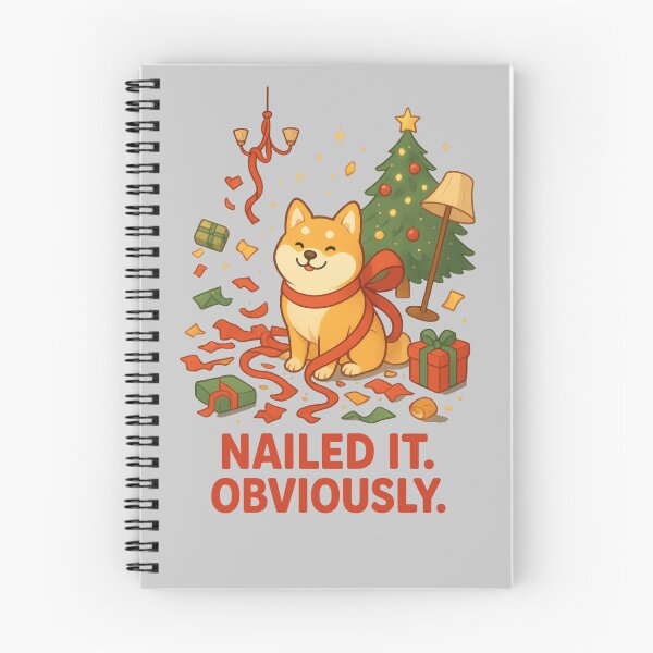 Item preview, Confident Shiba Fail Vibes - Christmas Series designed and sold by Mission Ready.