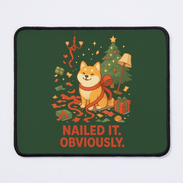 Item preview, Confident Shiba Fail Vibes - Christmas Series designed and sold by Mission Ready.