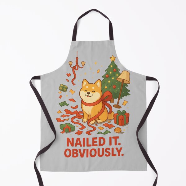Item preview, Confident Shiba Fail Vibes - Christmas Series designed and sold by Mission Ready.