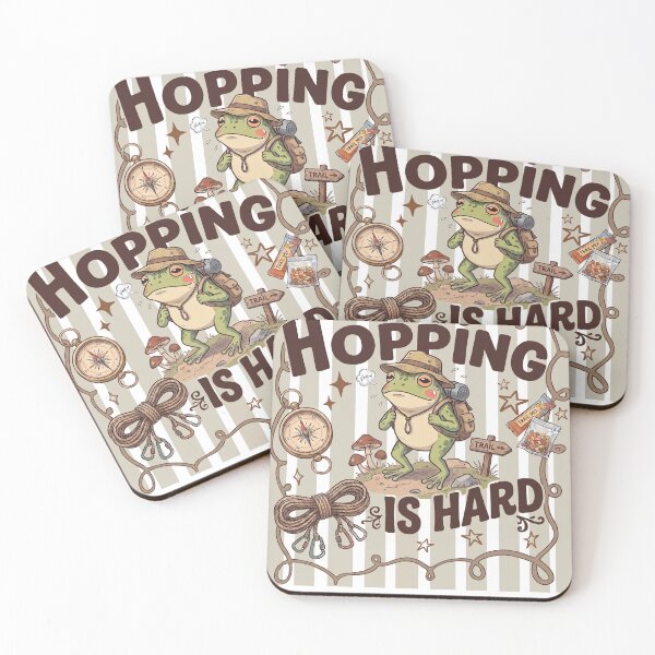 Item preview, Hopping Is Hard Shirt, Funny Hiking Design designed and sold by TeeVerse27.