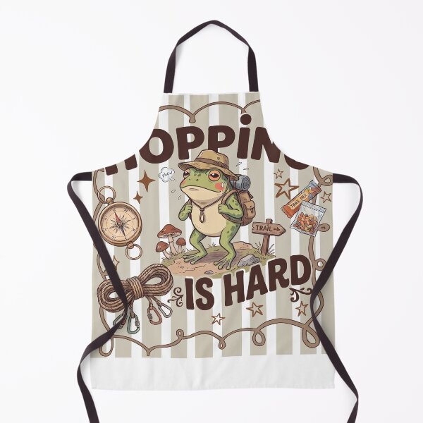 Item preview, Hopping Is Hard Shirt, Funny Hiking Design designed and sold by TeeVerse27.