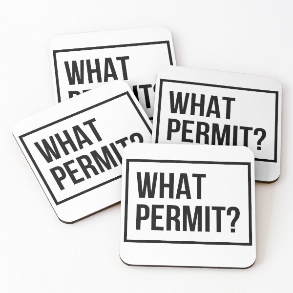 Item preview, What Permit? Funny Sarcastic DIY Contractor Construction designed and sold by julexy.