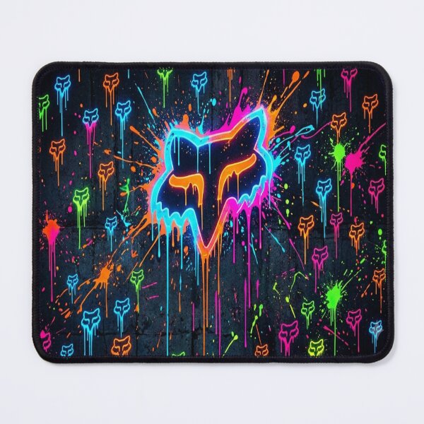 Item preview, Neon splatter fox designed and sold by Linders Lucious Looks.
