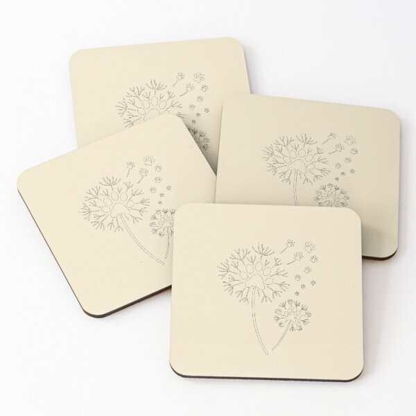 Item preview, Minimal Paw Print Dandelion Pet Memorial Shirt designed and sold by Corvoria.
