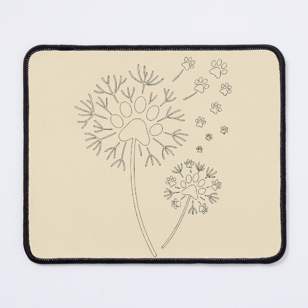 Item preview, Minimal Paw Print Dandelion Pet Memorial Shirt designed and sold by Corvoria.