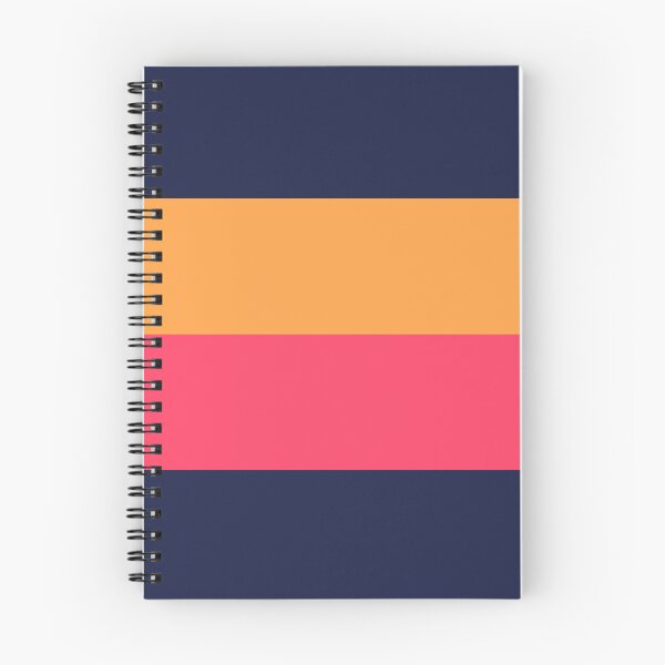 Item preview, Dark blue, orange & pink blocks designed and sold by Mint + Midnight.