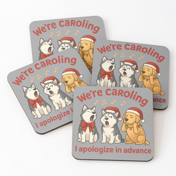 Item preview, Caroling dogs - Winter & Christmas Series designed and sold by Mission Ready.