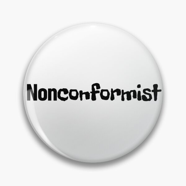 Item preview, Nonconformist Bold Anti Conformity Typography (Black) designed and sold by GraphicsMark.