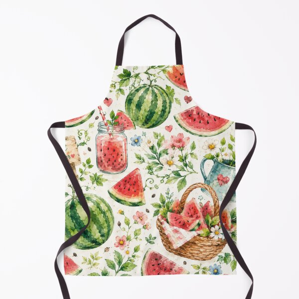 Item preview, Watercolor Watermelon Garden Pattern designed and sold by Aramdesing.