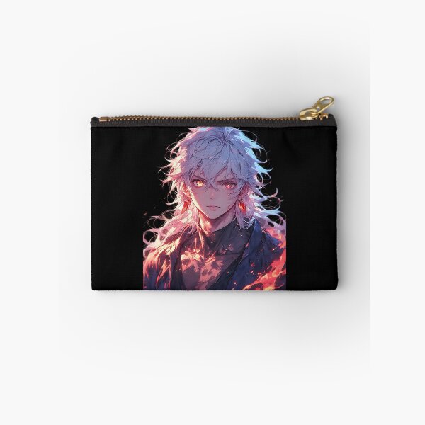 Item preview, Anime Char Art White Hair Red Eyes Fire Magic designed and sold by UrbanPrts.