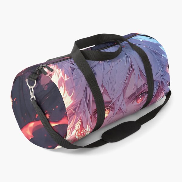 Item preview, Anime Char Art White Hair Red Eyes Fire Magic designed and sold by UrbanPrts.