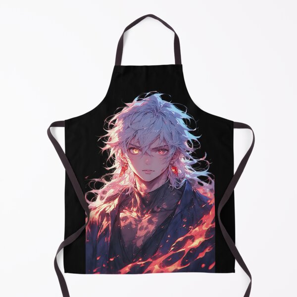 Item preview, Anime Char Art White Hair Red Eyes Fire Magic designed and sold by UrbanPrts.