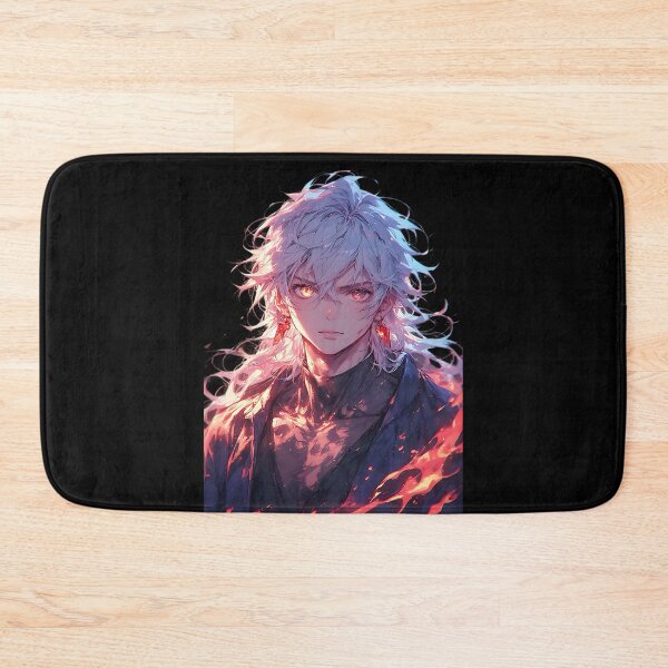 Item preview, Anime Char Art White Hair Red Eyes Fire Magic designed and sold by UrbanPrts.