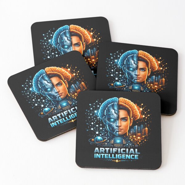Item preview, Artificial Intelligence Fusion – Human and Machine Mind Futuristic Tech  designed and sold by SidTastic .