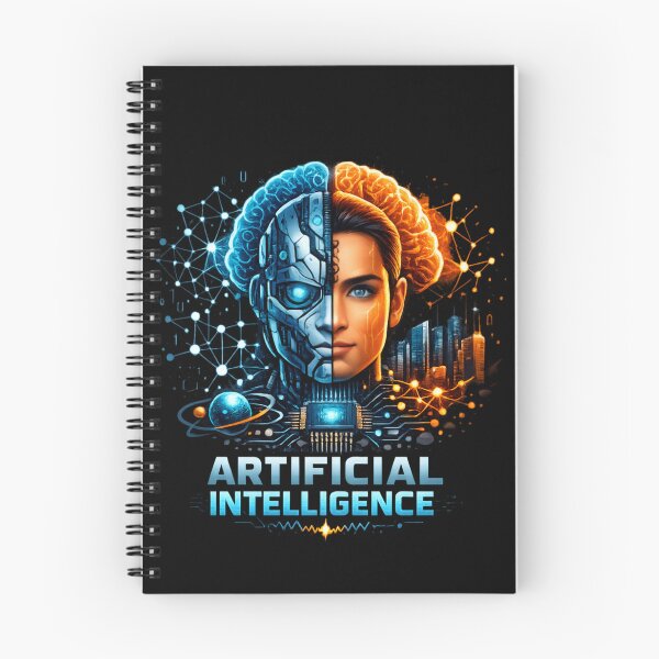 Item preview, Artificial Intelligence Fusion – Human and Machine Mind Futuristic Tech designed and sold by SidTastic .
