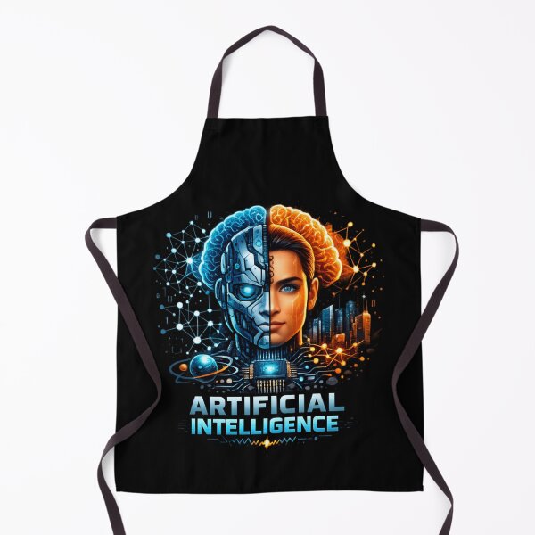 Item preview, Artificial Intelligence Fusion – Human and Machine Mind Futuristic Tech  designed and sold by SidTastic .