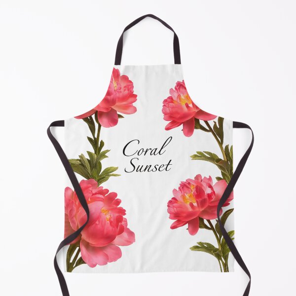 Item preview, Coral Sunset Peony Bloom Collection designed and sold by aleano2026.