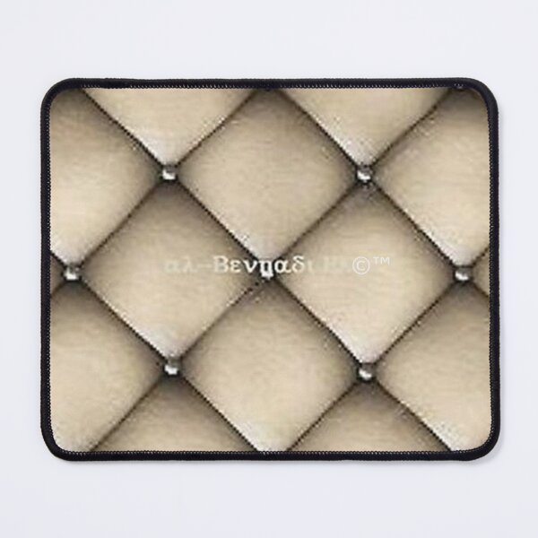 Item preview, Mu’ur (UM) Empire™ al-Benhadiel©™ design, Quilted Creme, leather-look designed and sold by HardyKnitDesign.