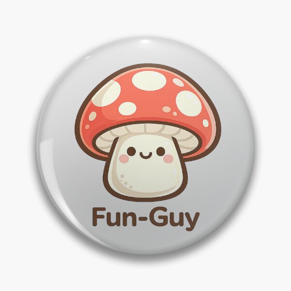 Item preview, Cute Mushroom Character — Fun-Guy designed and sold by DreamMachine69.