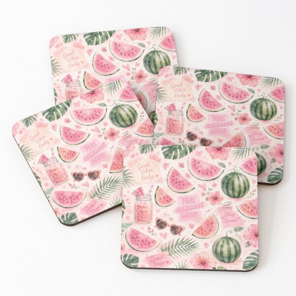 Item preview, Pink Watermelon Aesthetic Pattern designed and sold by Aramdesing.