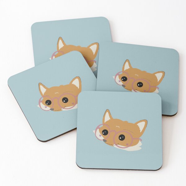 Item preview, Cute Glasses Wearing Fox designed and sold by Sea Witch's Art Cove.