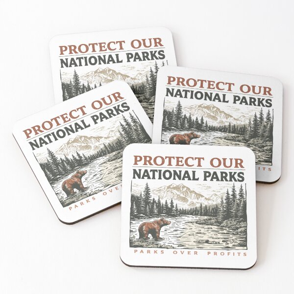 Item preview, Protect Our National Parks Conservation Outdoors Nature Lover designed and sold by RetroMini2026.