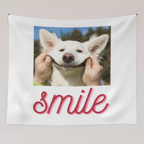 Item preview, Smile and Dog Smile. designed and sold by Dinasshop.
