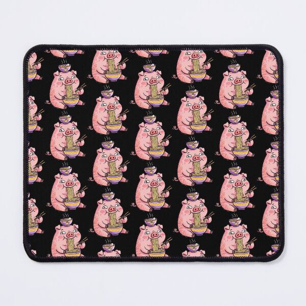 Item preview, Pink Porker Noodle Slurp designed and sold by Emegan Print Art.