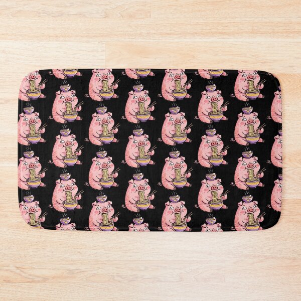 Item preview, Pink Porker Noodle Slurp designed and sold by Emegan Print Art.
