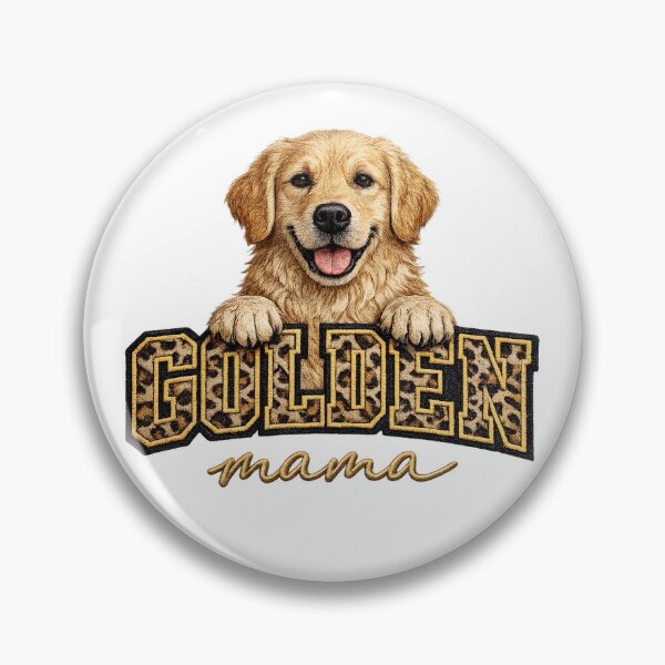 Item preview, Golden Mama Leopard Print Golden Retriever Design | Trendy Golden Retriever Dog Mom Art | Cute Golden Retriever Lover Gift | Dog Mom Aesthetic Golden Retriever Graphic designed and sold by Noe Mill.
