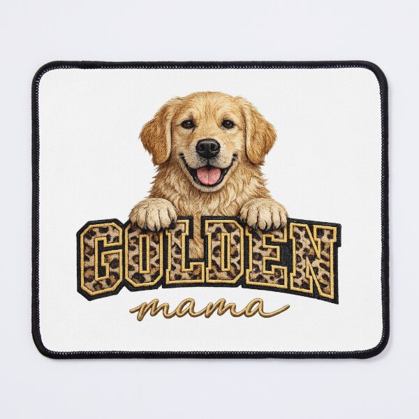 Item preview, Golden Mama Leopard Print Golden Retriever Design | Trendy Golden Retriever Dog Mom Art | Cute Golden Retriever Lover Gift | Dog Mom Aesthetic Golden Retriever Graphic designed and sold by Noe Mill.
