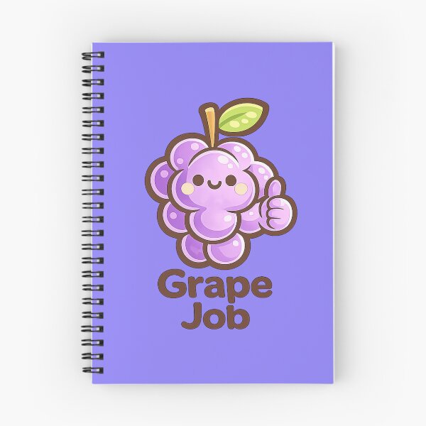 Item preview, Cute Grape Character — Grape Job designed and sold by Dream Machine.